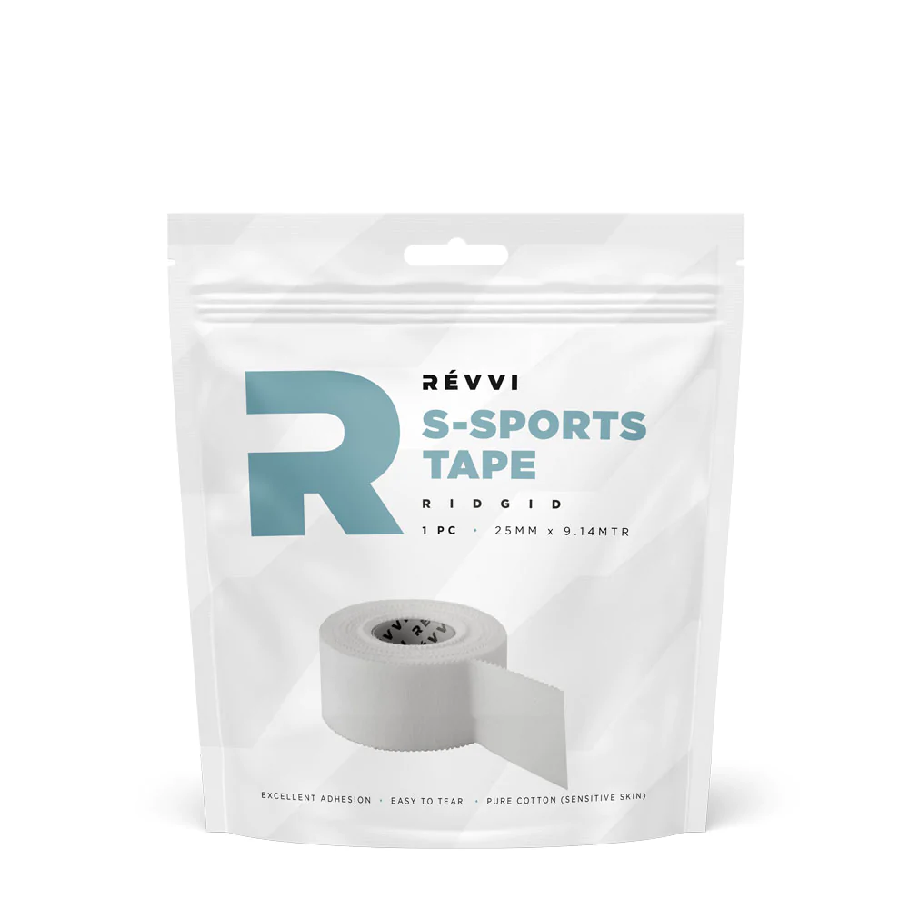 Tejp Sztywny 2.5cmx9.14m Biały Revvi S-Sports Solo Pak